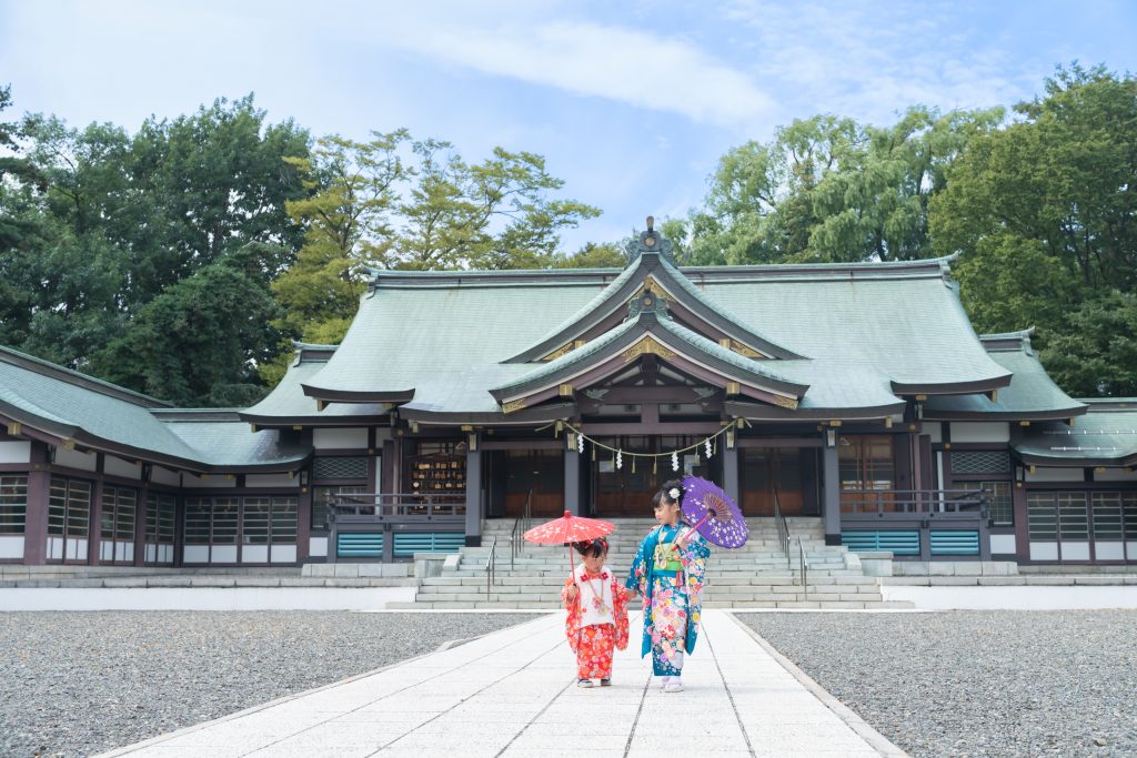 札幌/護国神社&北海道神宮の七五三出張撮影・格安・女性カメラマン・上手い
